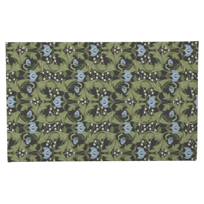 Ogee Leaf Non-Skid Bath Mat