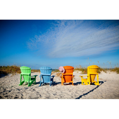Cyron " Adirondack Chairs On Beach "