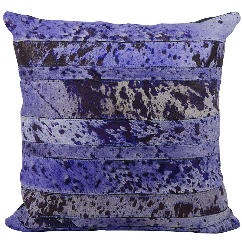  Housse de coussin carré et insert, Mauve