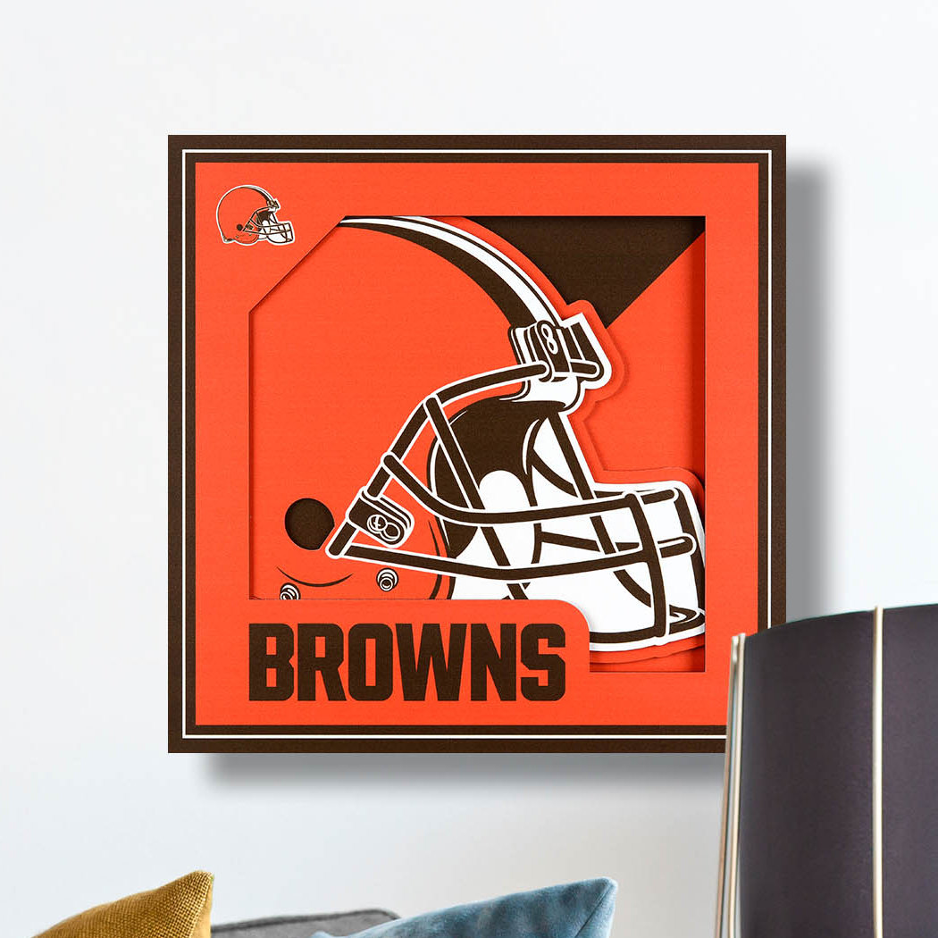 NFL 3D Logo Series Wall Art - 12x12 Trinx 