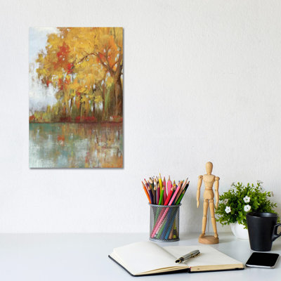 Forest Reflection I by Asia Jensen - Wrapped Canvas Painting
