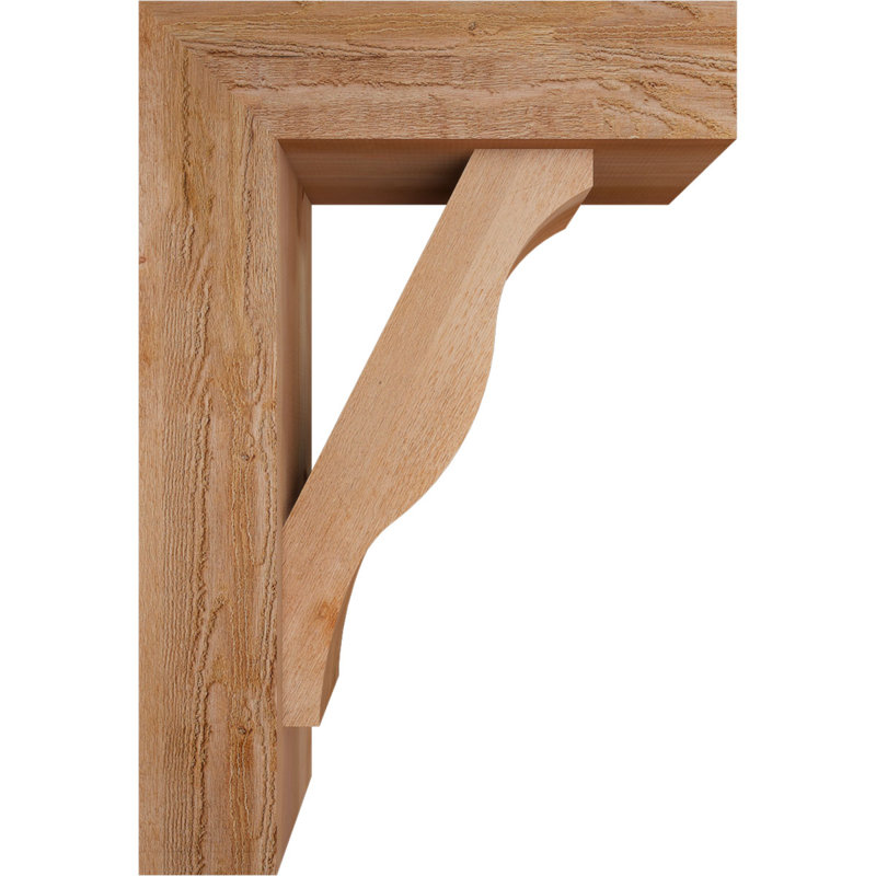Support Funston Block avec support décalé, 38 x 26, Cèdre rouge occidental de l 8 po (scié brut)