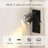 King Size Upholstered Bed Frame With High Wingback Headboard,Reading Lamp And USB Port,Beige