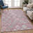 Machine Washable Indoor/Outdoor Chantille ACN2879 Lattice Rug-785149097-785149079
