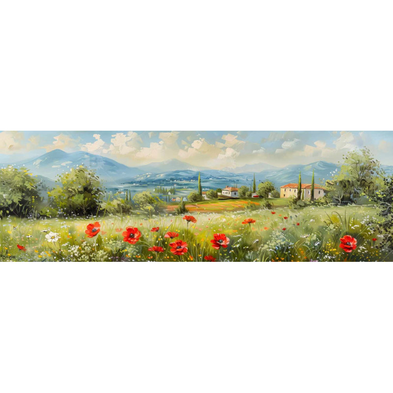 Pois rouges - Toile rouge pour une décoration intérieure élégante | Art moderne