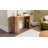 Modern Solid Wood 48" Console Table With Column Legs And Storage-1059887962