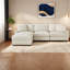 Modulaires spacieux et modulaires avec rangement, conception moderne en polyester