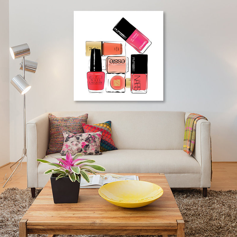 Beauté, impression sur toile, H 26 po x l 26 po x P 1,5 po
