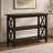 Deep Merlot Console Table with 2-shelf