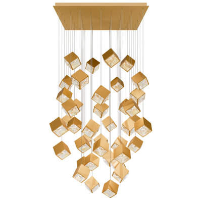 Ice Cube Square Multi-Light 4-CCT Pendant