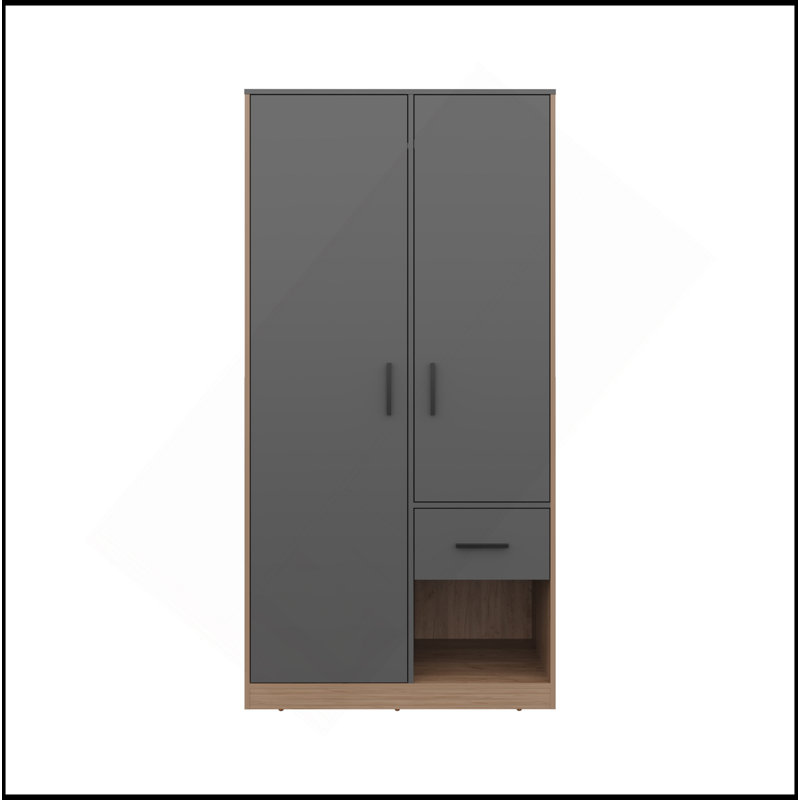 Armoire 2 tiroirs Alder