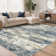 Pavelina Modern Abstract Machine Washable Indoor Area Rug with Non-Slip Backing