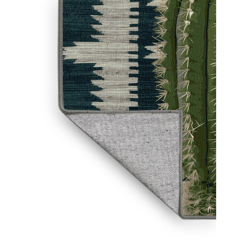  Tapis lavable Cholla Cactus Southwestern, Rectangle 8 pi x 12 pi