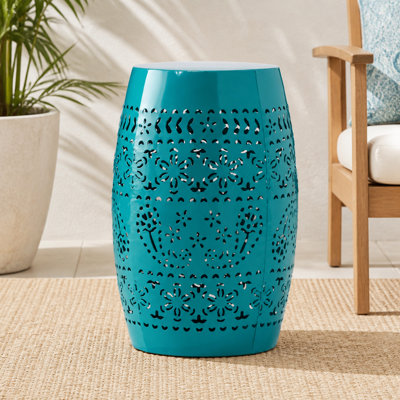 Iron Top End Table
