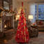 Ensemble d'arbre de Noël 72 pouces avec 150 lumières DEL blanc chaud et 53 pièces