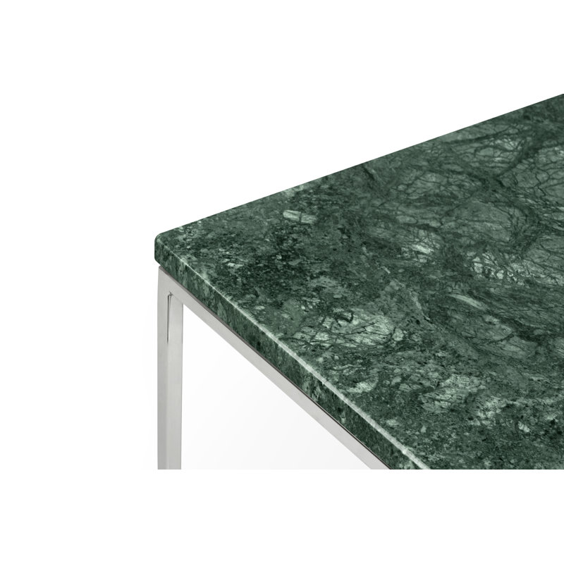 Tonya Frame End Table, Chrome, Green