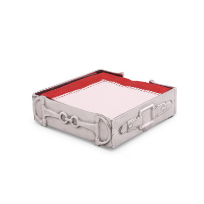 Equestrian Metal Flat Napkin Holder