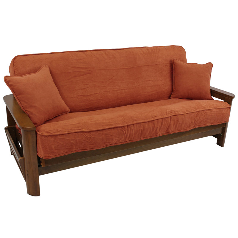 Housse pour futon à coussins carrés/rectangulaires, 3 pièces, Épice