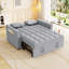 Canapé-lit avec lit escamotable, canapé-lit convertible en velours moderne, petit canapé-lit avec coussins et poches latérales pour petit espace, salon, appartement-1859907514