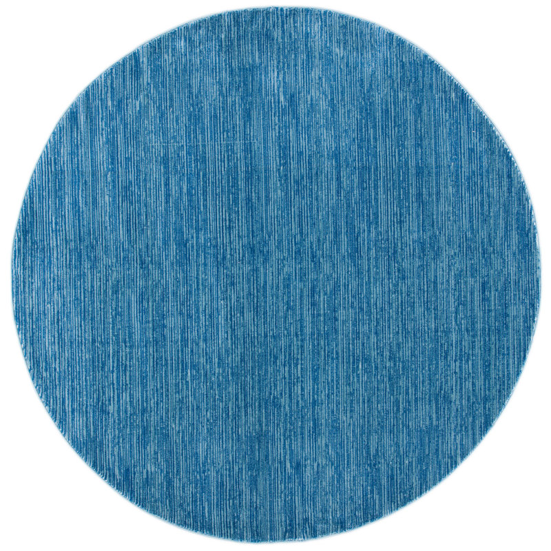 Loganville Performance Abstract Rug, Round 5'