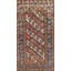 Rustic Antique Tribal Paisley Design Caucasian Hand Knotted Pile Rug