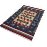 Canvello Hand Made Casual All Over Indo Kilim Rug - 4'0'' X 6'0''