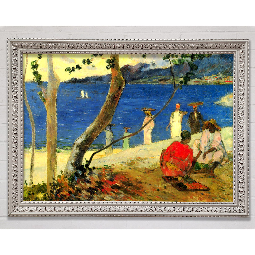 Strandszene von Paul Gauguin - Einzelner Bilderrahmen Kunstdrucke