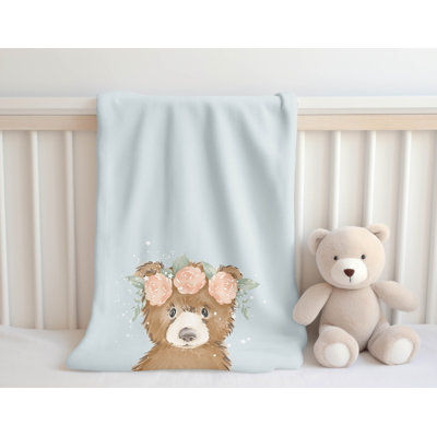 Bearly  Velveteen Fleece Blanket