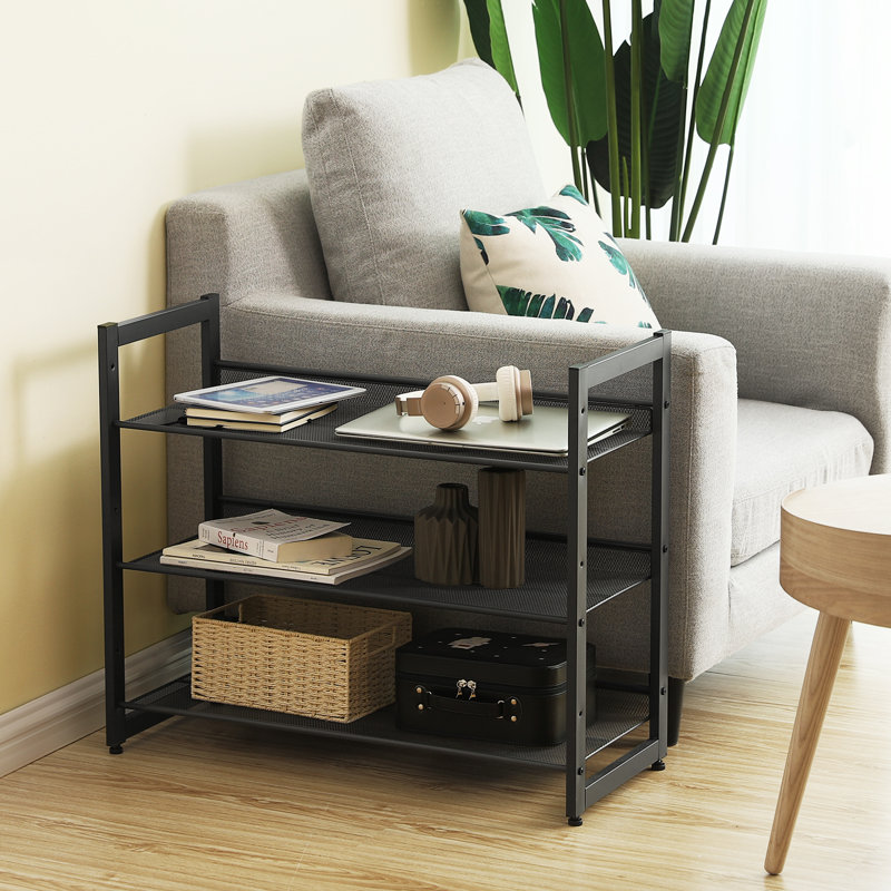 12 Pair Stackable Shoe Rack