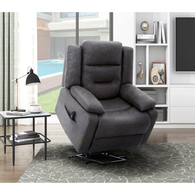 Fauteuil inclinable médical Power Lift, brun