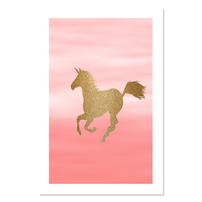 Ombre Pink 3' Wall Decal