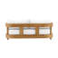 Canapé Everlee, toile Sunbrella teck naturel FSC-2079231251