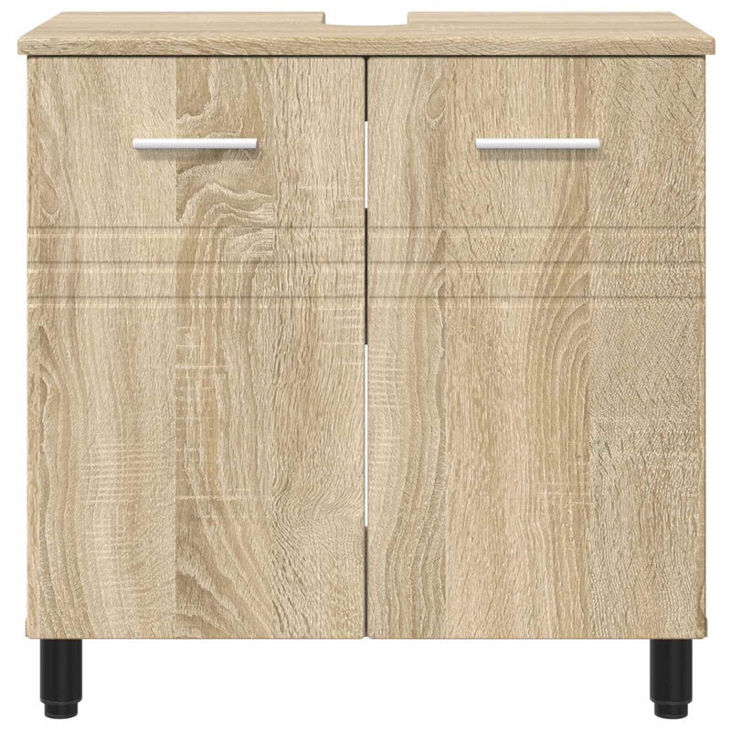 60cm Bathroom Vanity Base Only, Sonoma Oak