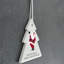 Carley Santa Merry Little Christmas Tree Shaped Ceramic Ornament