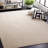 Anabeatriz Solid Color Handwoven Polyester Area Rug in Ivory-855092291