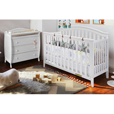 Pratico letto per bambini 2 in 1 bianco 160 x 80 cm :: Delamart