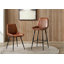 Theressa Upholstered Counter Stool with Metal Frame-1733301419