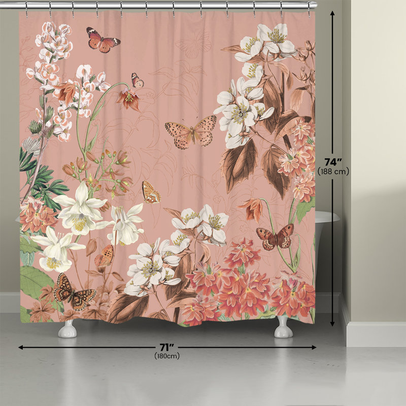 Rideau de douche Flutter and Bloom