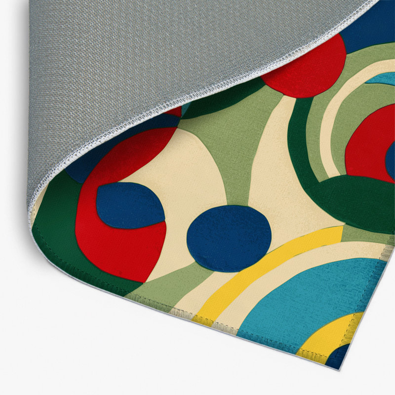 Tapis d'intérieur et d'extérieur Vivid Wiggle, Rectangle 8' x 10'