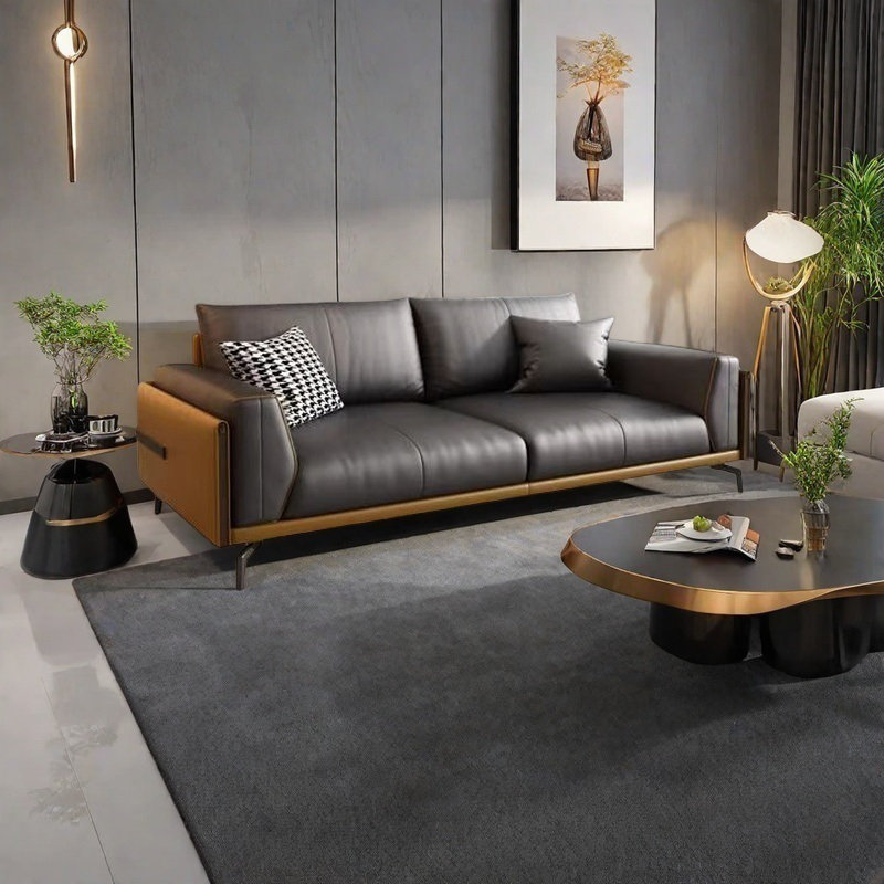 Italian style simple modern office sofa