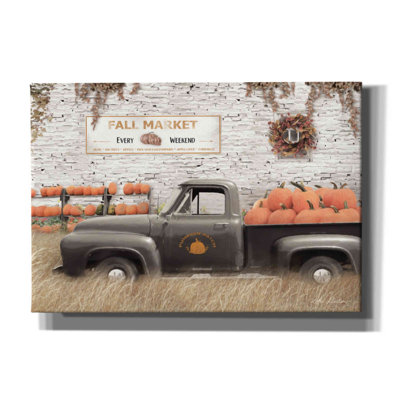«Fall Pumpkin Market» par Lori Deiter, art mural sur toile