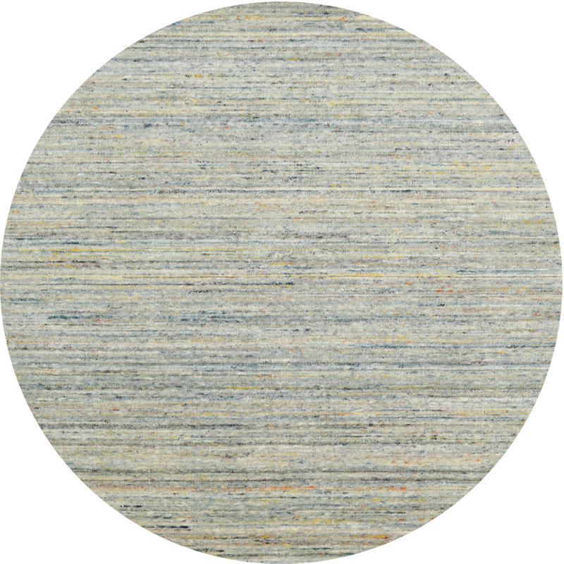 Tapis gris zone contemporaine, Rond 6 pi
