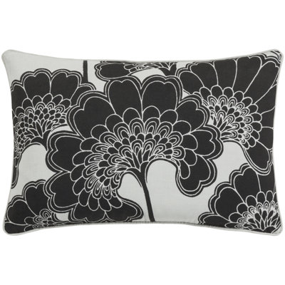 Japanese Floral Lumbar Pillow Cover