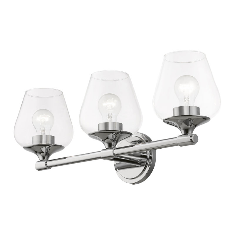 Sylmar 3 - Light Dimmable Vanity Light, Polished Chrome