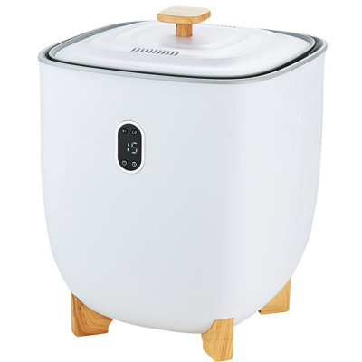 Chauffe-serviettes 25L, seau chauffe-serviettes avec 2 modes de chauffage, arrêt automatique 20/40/60/90 minutes, colonnes chauffantes inférieures, écran DEL, grand chauffe-serviettes pour salle de bain, spa, peignoir, couverture et pyjama