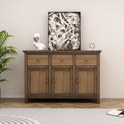 Solid Wood Sideboard (Long)