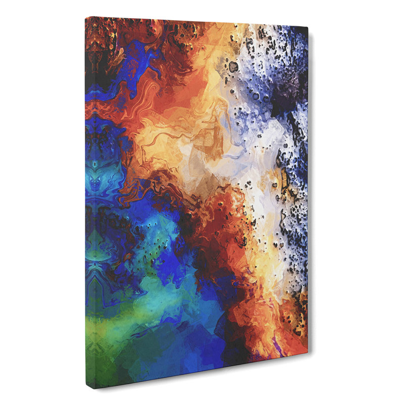 Evening Chances Abstract - Wrapped Canvas, 50cm H x 35cm W x 3cm D