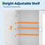 Armoire à pharmacie murale à miroir, rangement au-dessus de la toilette 22,2 po avec tablette réglable-108153325