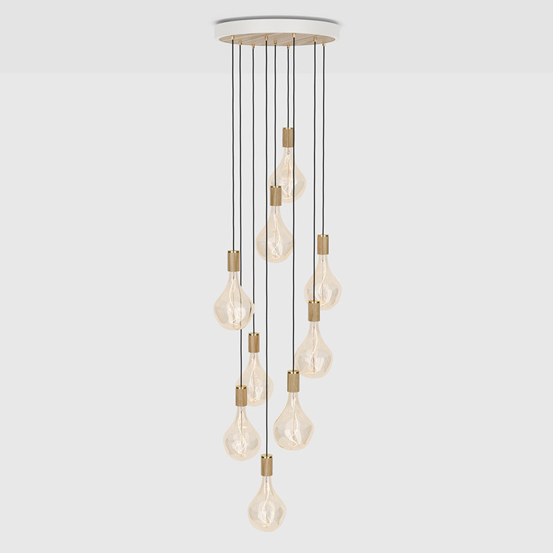 Voronoi II 9 - Light Pendant, Oak