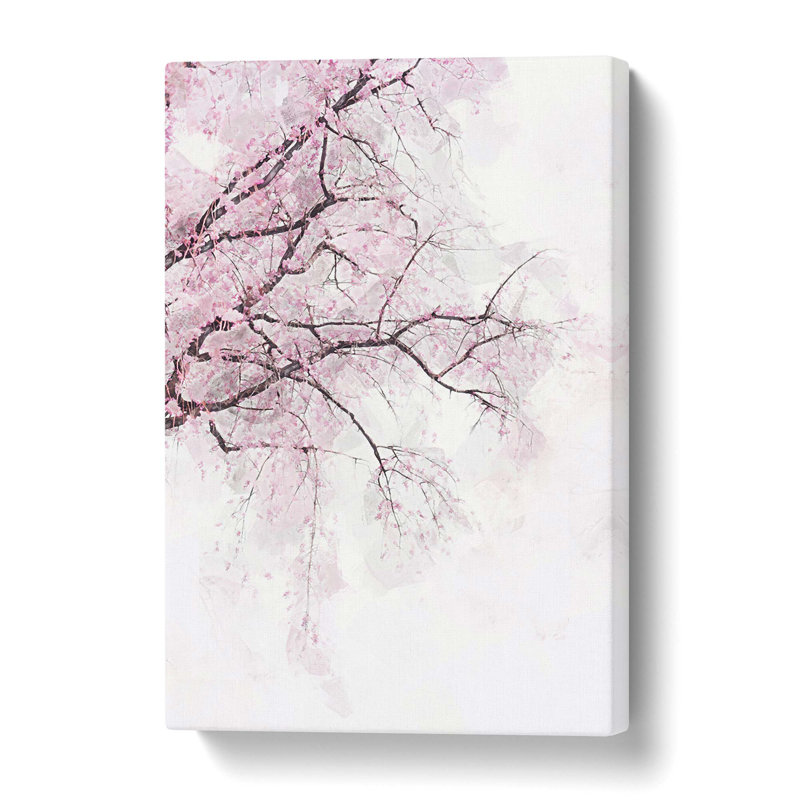 A Pink Cherry Blossom Tree - Wrapped Canvas, 91.4 cm H x 61 cm W